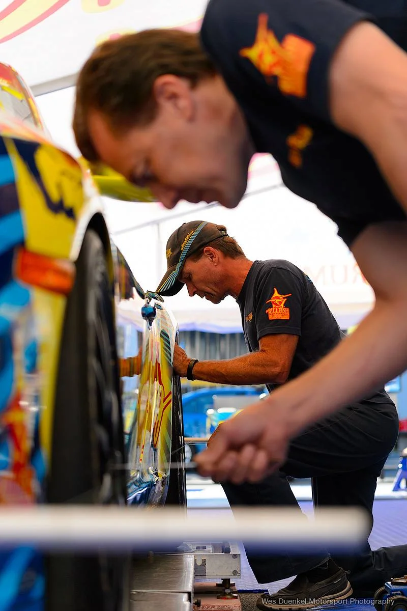 Rum Bum Racing crew member